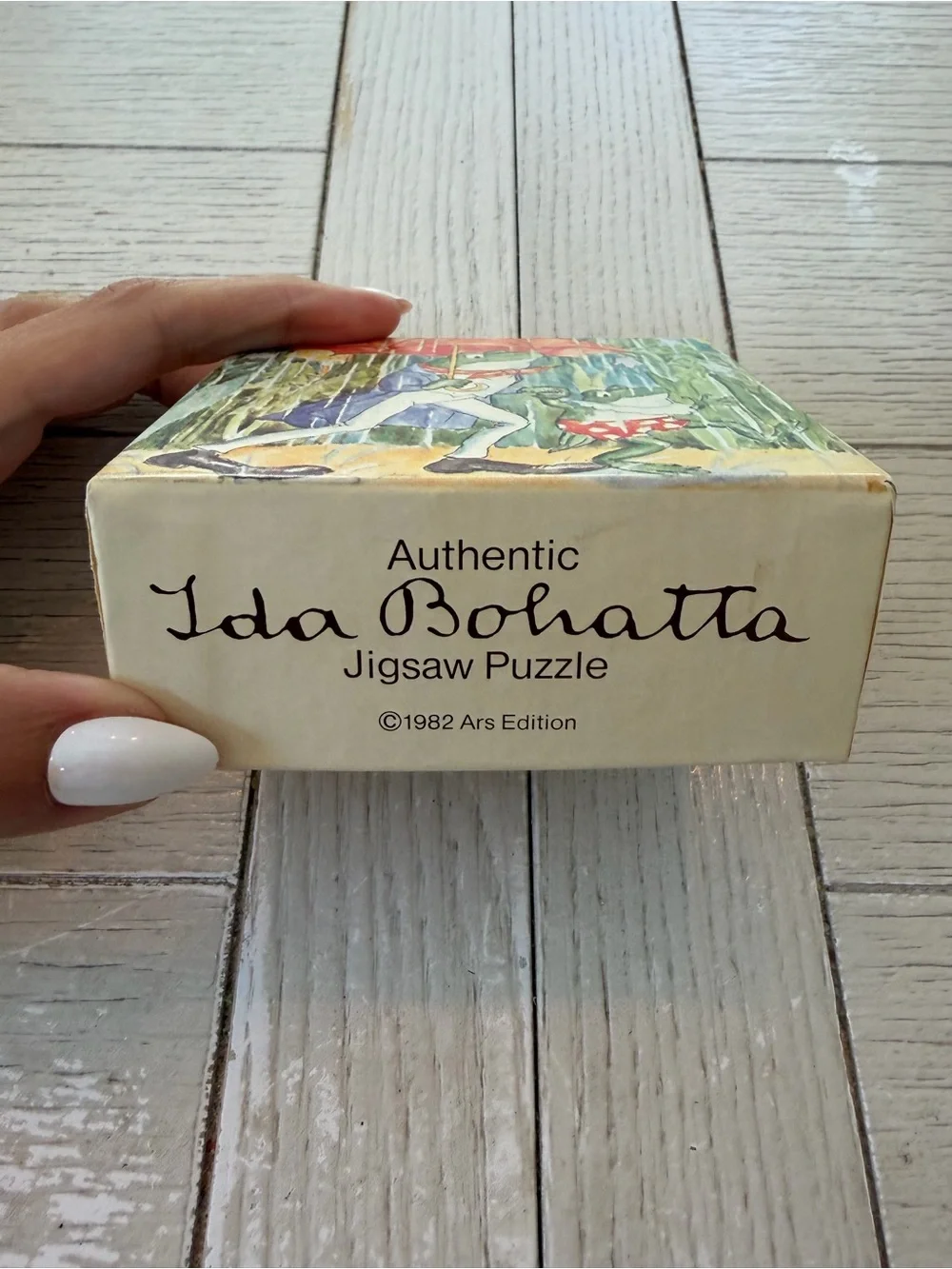 Vintage 1982 Authentic Ida Bojhatta Jigsaw Puzzle, 36 Pcs 7.5x7.5